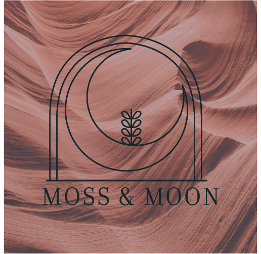 Moss and Moon Logo Design