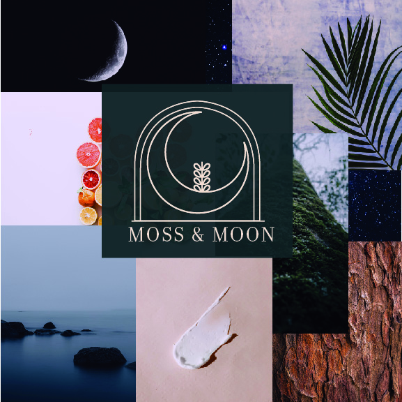 Moss and Moon Moodboard